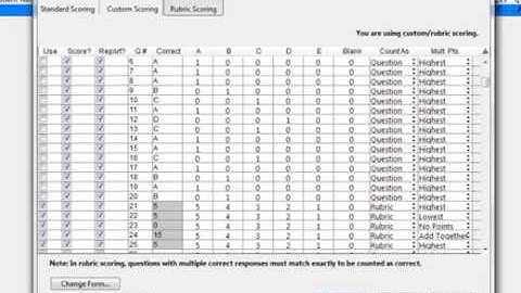 Advanced Scoring in DataLink Connect-Part 3 Rubric Scoring