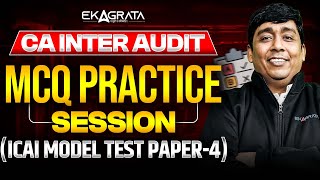 CA Inter Audit MCQ Practice | ICAI Model Test Paper Questions | By Jayesh Bhandari Sir | Part 4