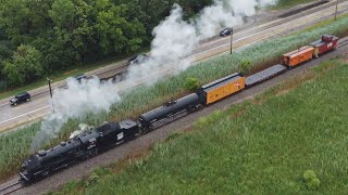 Soo Line 1003 Steam Train - Mainline Running