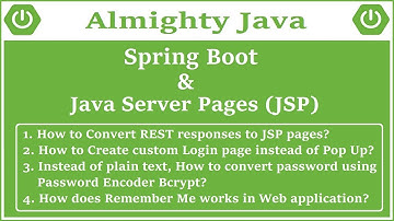 Spring Boot and JSP Tutorial | Full Course | Mighty Java