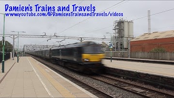 Class 92 No. 92010 with Caledonian Sleeper Train Passing Bletchley Railway Station, 20th August 2025