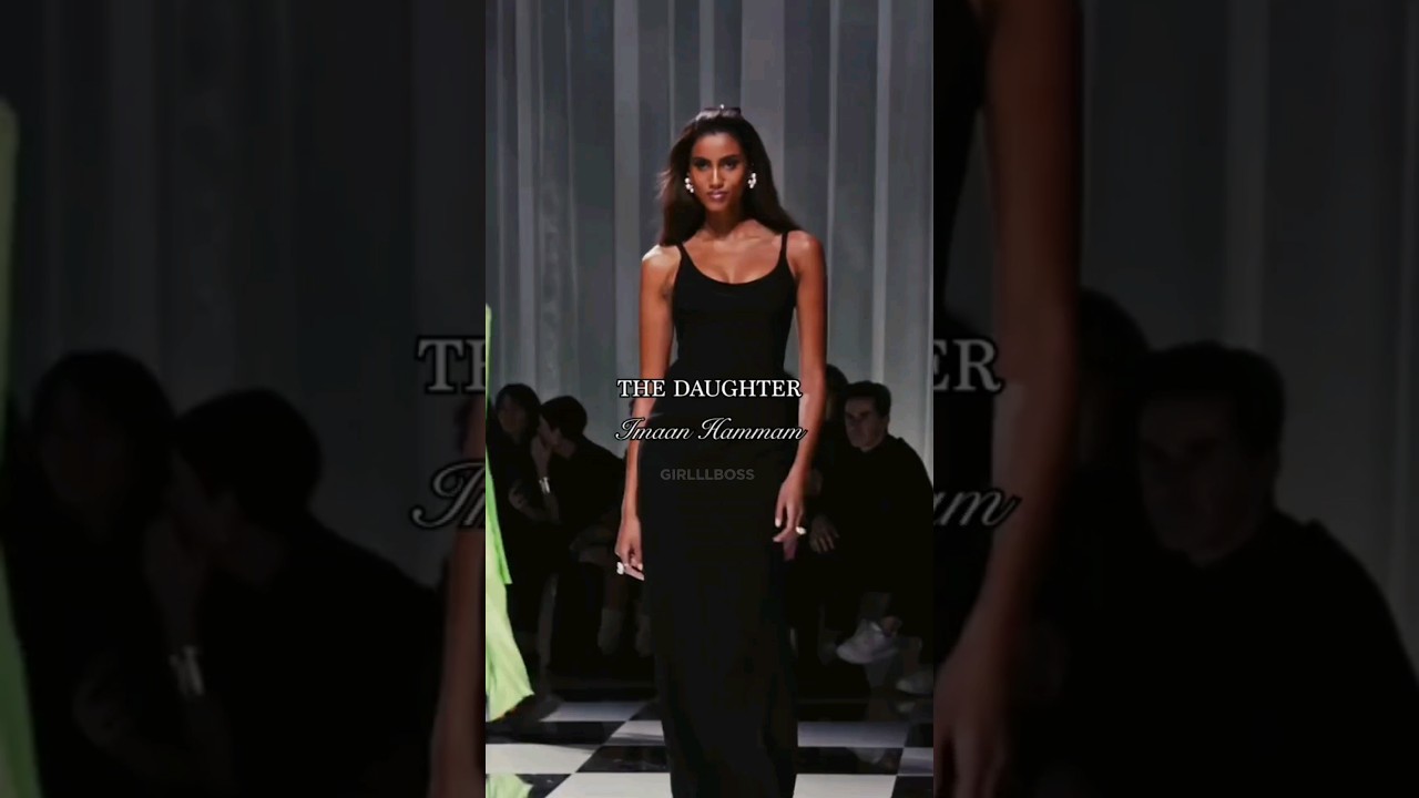 TWO RUNWAY ICONS💫 Imaan Hamman and Yasmeen ghauri  