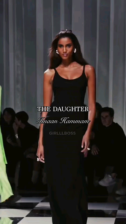 TWO RUNWAY ICONS💫 Imaan Hamman and Yasmeen ghauri  #viral #model #runway