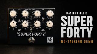 Master Effects Super forty ベースプリアンプ Master Effects Super Forty Preamp Demo | No Talking - YouTube