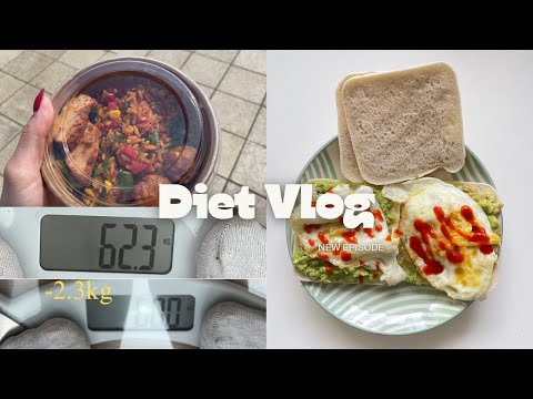 Diet vlog | 68.6kg-48kg ~ -2.3kg in 9 days