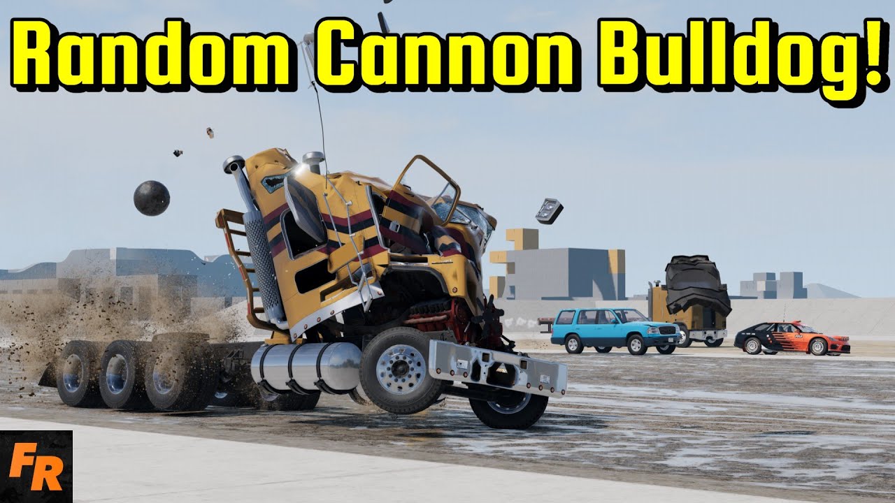 Random Cannon Bulldog! - BeamNG Drive