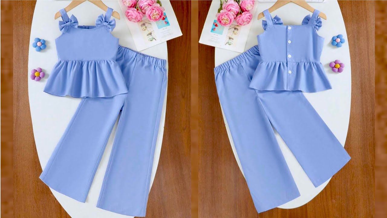 Stylish Baby Top with Pant Cutting & Stitching | Easy DIY Outfit for Kids | Step-by-Step Tutorial