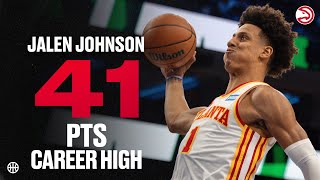 Jalen Johnson Scores Career-High 41 Points In Hawks 2Ot Win In Philadelphia