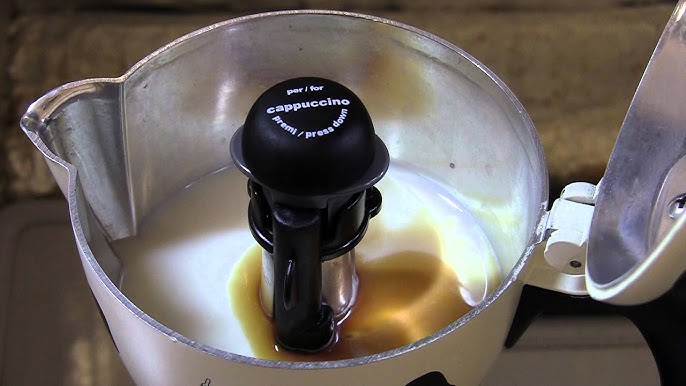 BIALETTI Milk Frother 6 Tazze Montalatte Tuttocrema Crema di Latte  Cappuccino