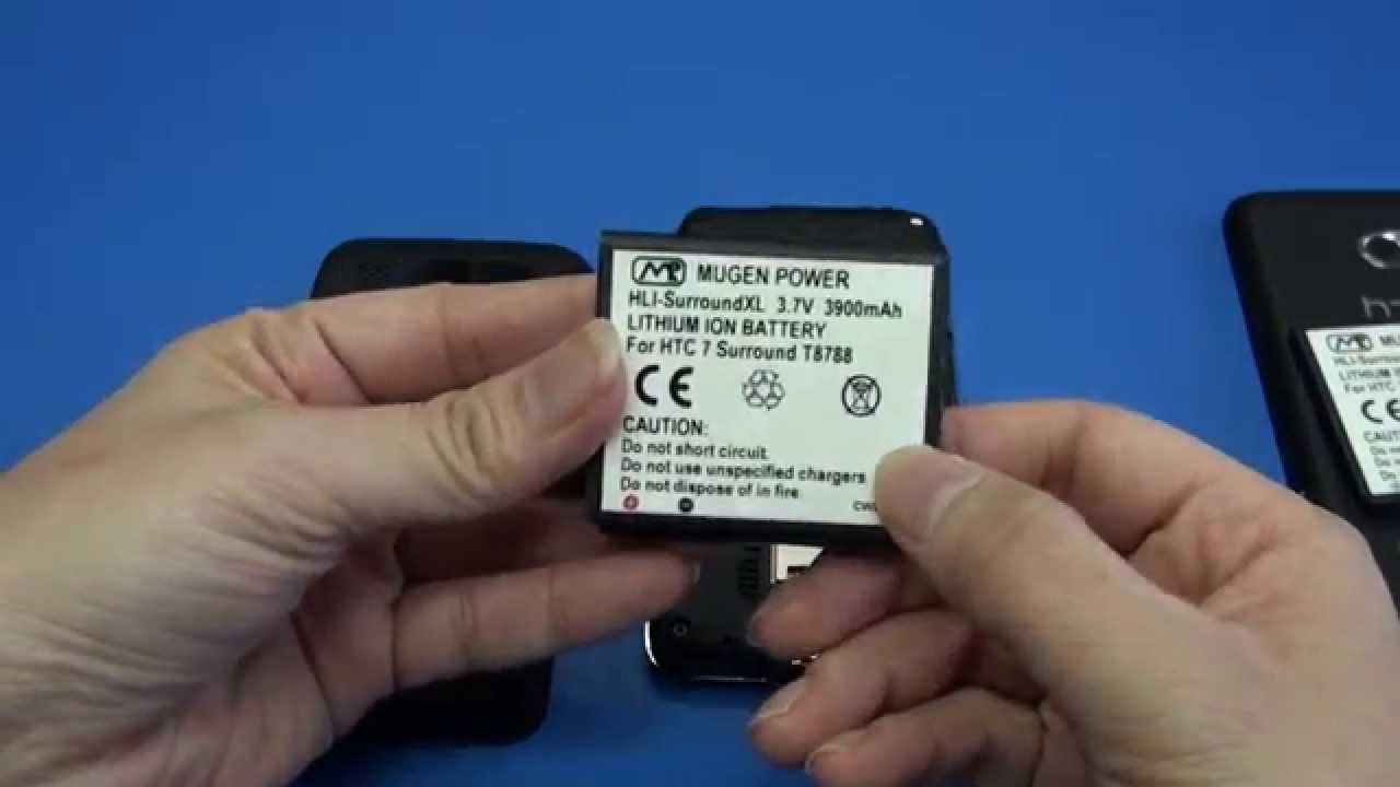 Mugen Power extended battery for HTC 7 Surround T8788 (AT&T )