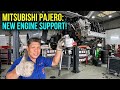 ✅ HOW TO REPLACE ENGINE SUPPORT FOR MITSUBISHI PAJERO 2016 MODE📌