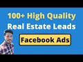 How to generate high quality real estate leads using facebook ads