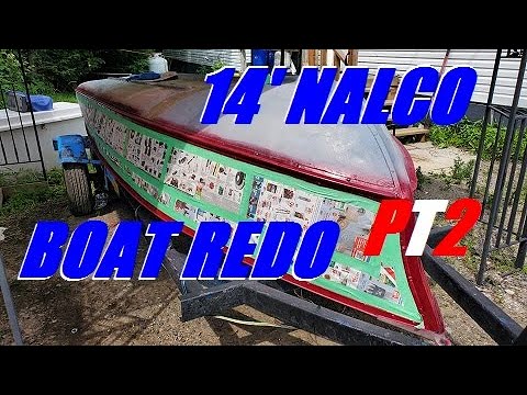 14' boat redo pt2 transom and paint