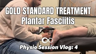 Shockwave Therapy for Plantar Fasciitis Real Physio Session & Commentary