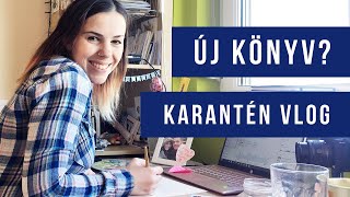 ÚJ KÖNYV, TOJÁSFESTÉS FAIL - karantén studio vlog magyarul | akvarell festés | könyvillusztráció