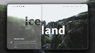 Full Glassmorphism Website | HTML, CSS, JS | Complex Layout Tutorial