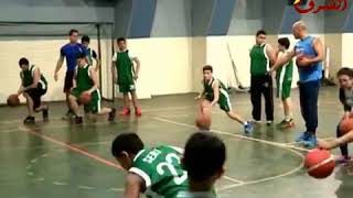 تدريب على كرة السلة (Basket Ball) مع المدرب بدر مكي (فضائية نورالشرق)