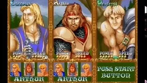 KNIGHTS OF THE ROUND (ARCADE / PS2 - FULL GAME)