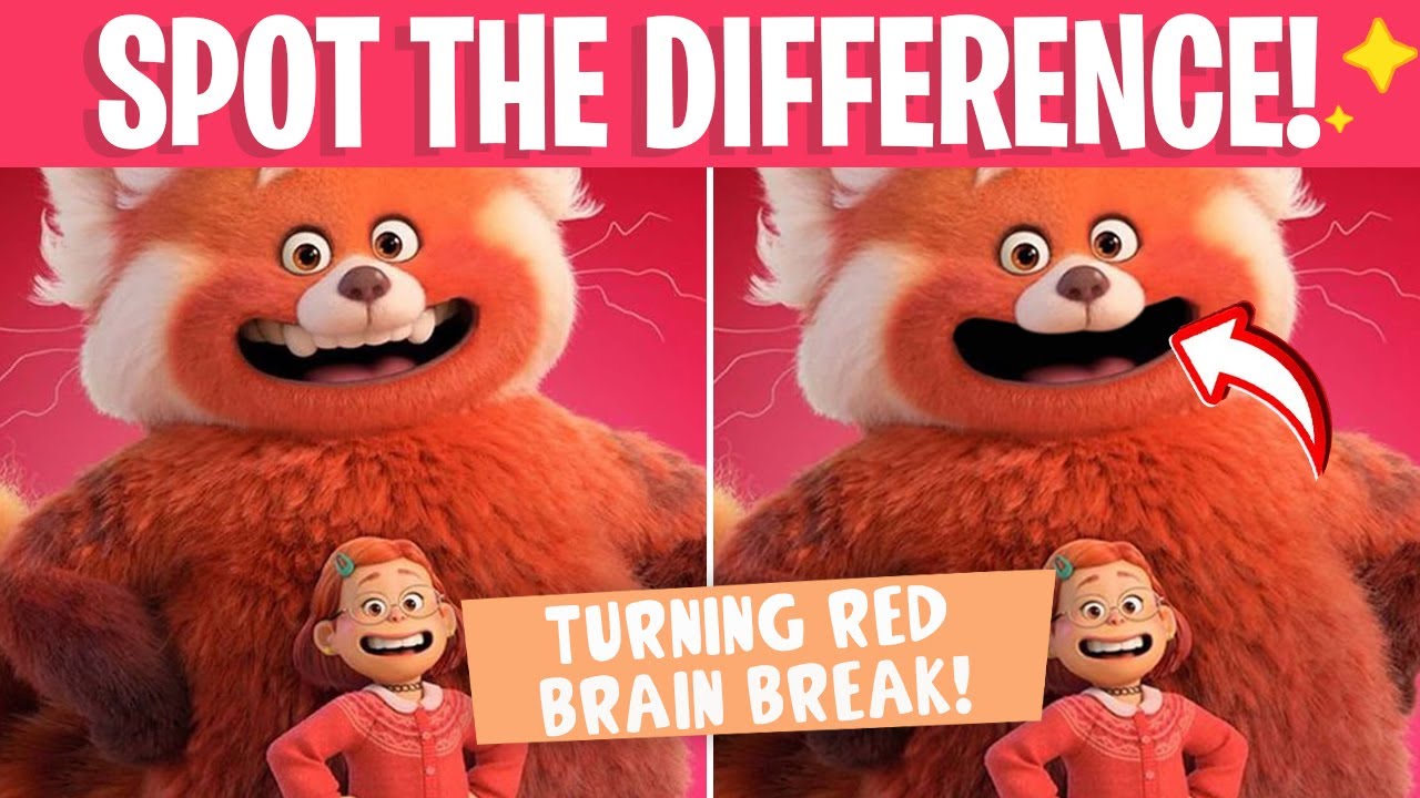 Download Turning Red Spot The Difference! | Brain Break | GoNoodle Inspired