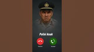 Awas polisi marah sama anak yang susah makan & main hp #polisi #ringtone #fypviral #bismillahfyp