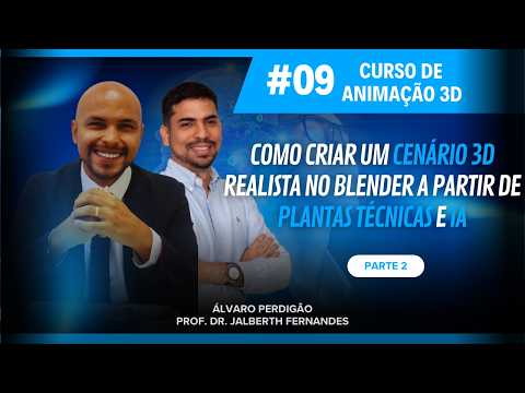 Aula 09 - Como Criar um Cenário 3D Realista no Blender a Partir de Plantas Técnicas e IA | Parte 2