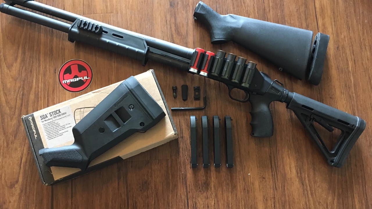 Magpul Sga Stock Installation Mossberg 500 Zombie Edition Zmb