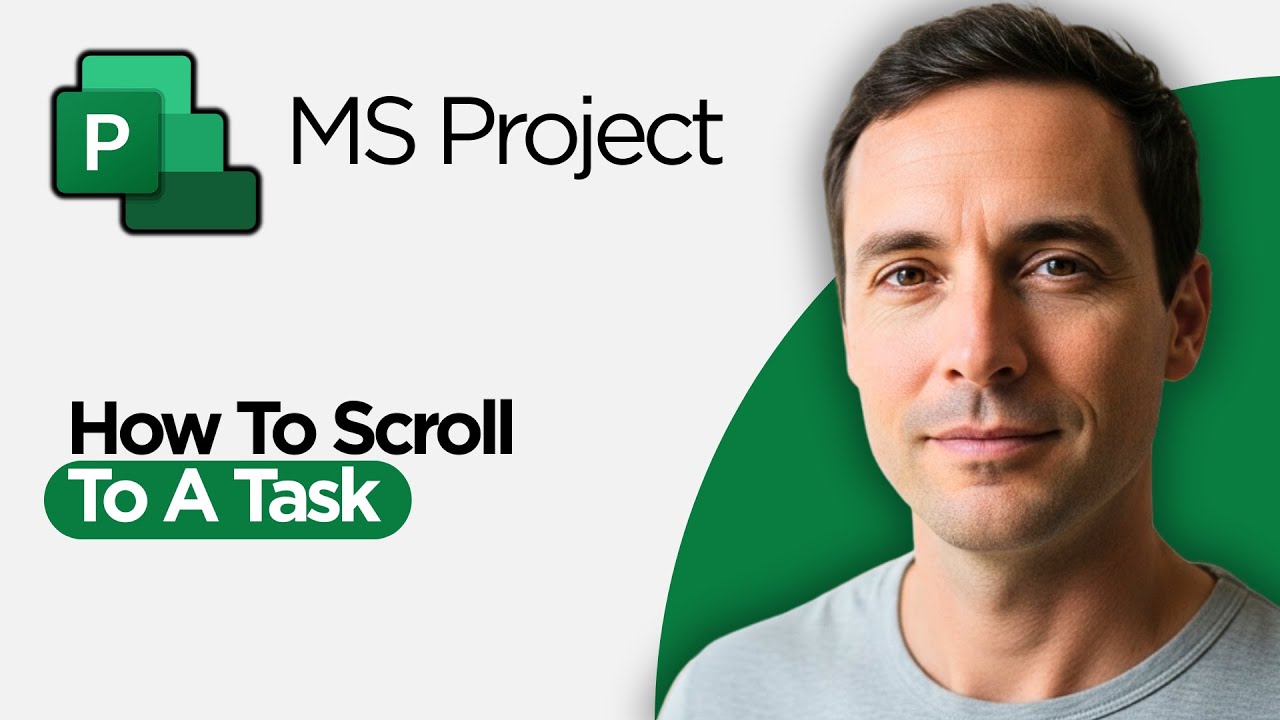 How to Scroll to a Task in Microsoft Project (2026 Full Guide) - YouTube