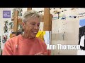 Artist ann thomson talks with maria stoljar in her studio