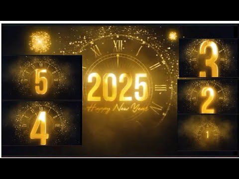 2025 New Year Celebrations Countdown Timer | Happy New Year 2025 | 5 ...