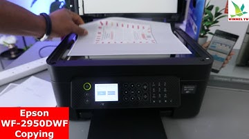 Epson WF- 2950 DWF Printer Copying Tutorial