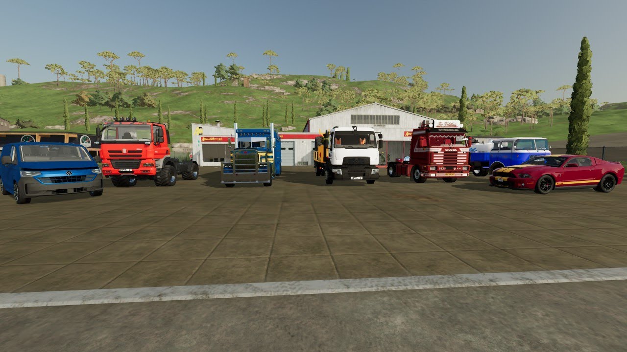 Mod Review 55 Car,panel van,tanker,semi,tipper Farming Simulator 22