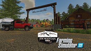 (FS22) Building the Elk Mountain Ranch on No Mans Land