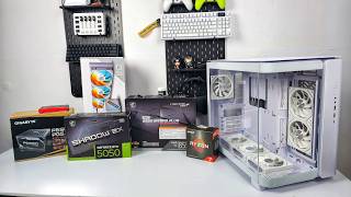 Montei um PC com Ryzen 7 5700X + RTX 5050 (Teste em jogos)