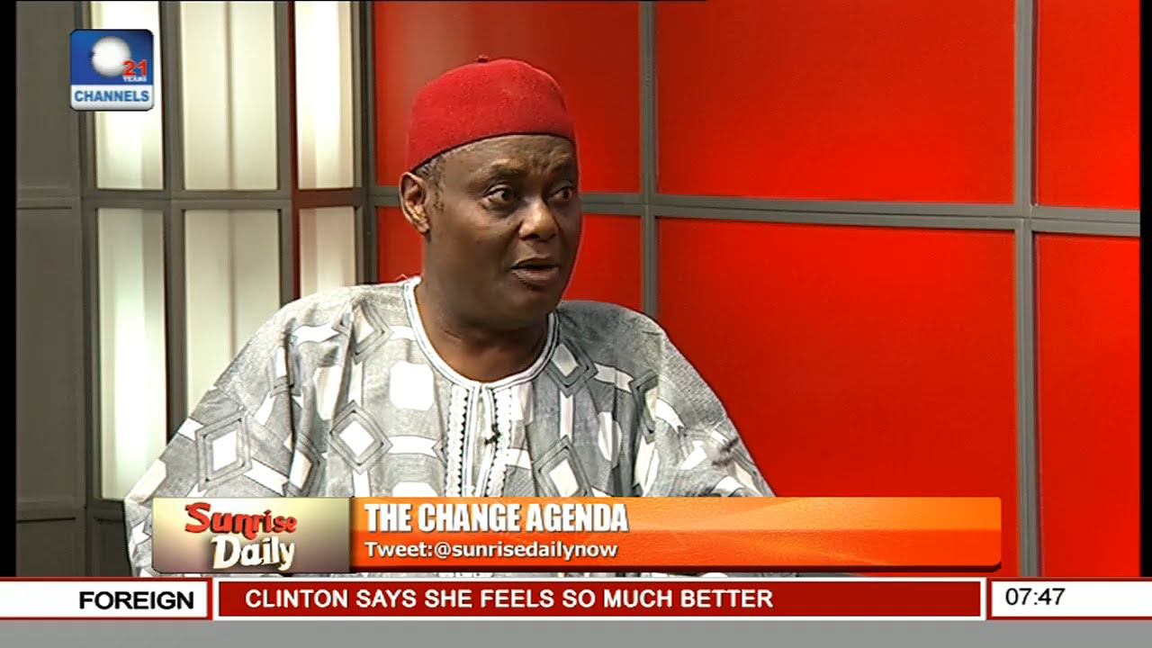 Chima Nnaji Speaks On 'The Change Agenda' Pt. 1