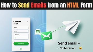 How to Send Emails from an HTML Form – No Backend or PHP Required! 💡