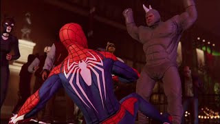 Spiderman Vs Fake Rhino Boss | Mahimaxgaming