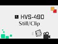 【Tutorial】"HVS-490" Video Switcher｜Still/Clip