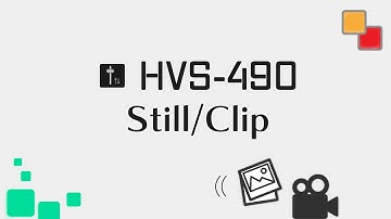 【Tutorial】"HVS-490" Video Switcher｜Still/Clip