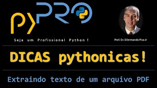 Extraindo texto de um arquivo PDF em Python? Dicas Pythonicias. Projeto pyPRO.