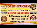 Class12+MHT-CET+NEET+JEE 3.Ionic Equilibria L:-11