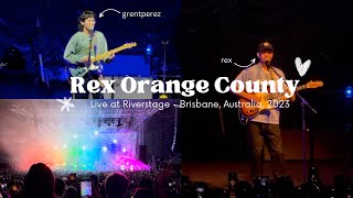 Rex Orange County (ft. grentperez) | Live at Riverstage | Brisbane, Australia 2023 | Concert Vlog