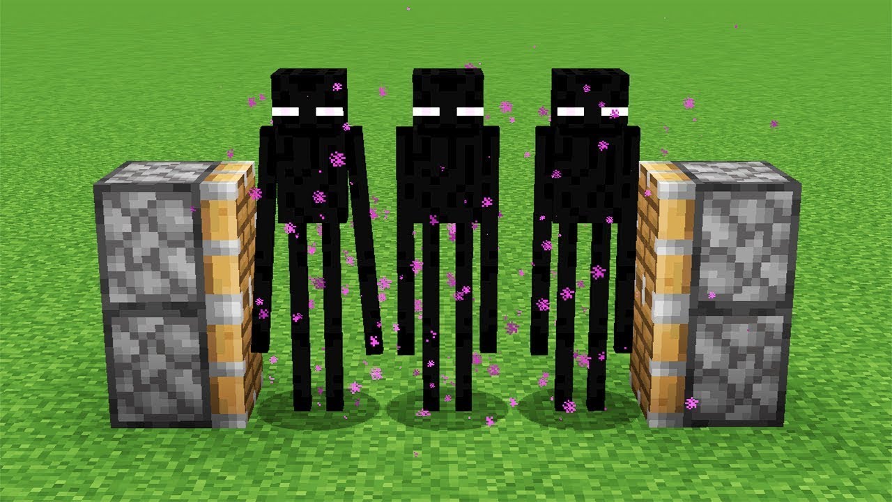 enderman x3 in minecraft - YouTube