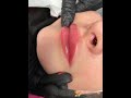 1 – Forma makijażu permanentnego ust. Szkic-1 etap