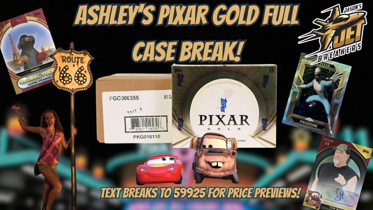 Ashley's Pixar Gold FULL CASE BREAK!