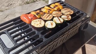 ГРИЛЬ-овощи на самодельном O-grill