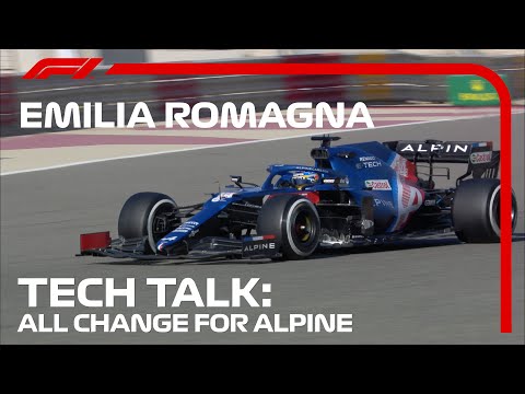 A Closer Look At Alpine's Advancements | F1 TV Tech Talk | 2021 Emilia Romagna Grand Prix