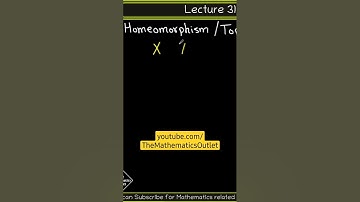 Homeomorphic topological spaces with examples | The Mathematics Outlet | Lec 31