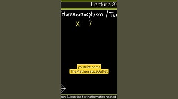 Homeomorphic topological spaces with examples | The Mathematics Outlet | Lec 31