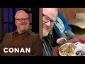 Jim Gaffigan Tried Rochester's Infamous "Garbage Plate" - CONAN on TBS