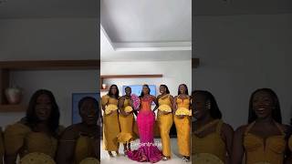 Gorgeous Bridesmaid Stuns with Elegance! 💃🌟 #lovely #beautiful #trend #viral #ghanaweddings